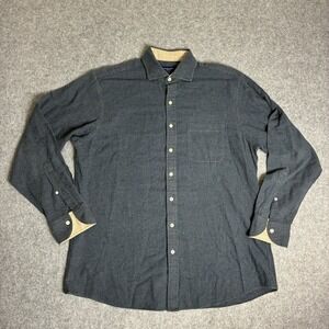 Proper Cloth Men's Size Large Button Down Long Sleeve Dress Shirt 100% Cotton